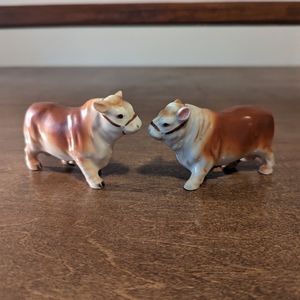 Vintage Belco cow salt and pepper shakers